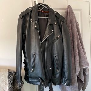 Milwaukee Leather Motorcycle Jacket w/ Liner